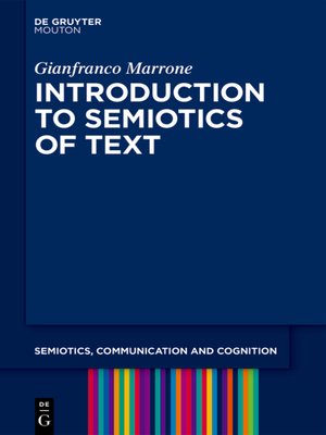 cover image of Introduction to the Semiotics of the Text